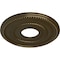 Ekena Millwork Valeriano Ceiling Medallion (Fits Canopies up to 6 1/4"), 12 1/8"OD x 3 5/8"ID x 3/4"P, Brass CM12VABRS - alternate 4